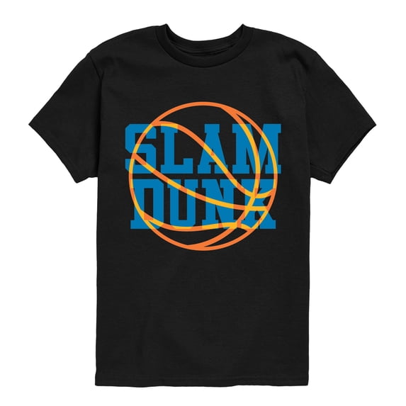 Instant Message - Slam Dunk Basketball Short Sleeve Graphic T-Shirt