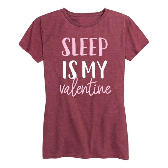 Instant Message - Sleep Is My Valentine - Women's Short Sleeve Graphic T-Shirt