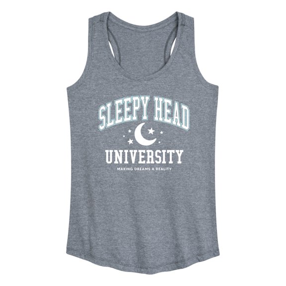 Instant Message - Sleepy Head University - Women's Racerback Tank Top
