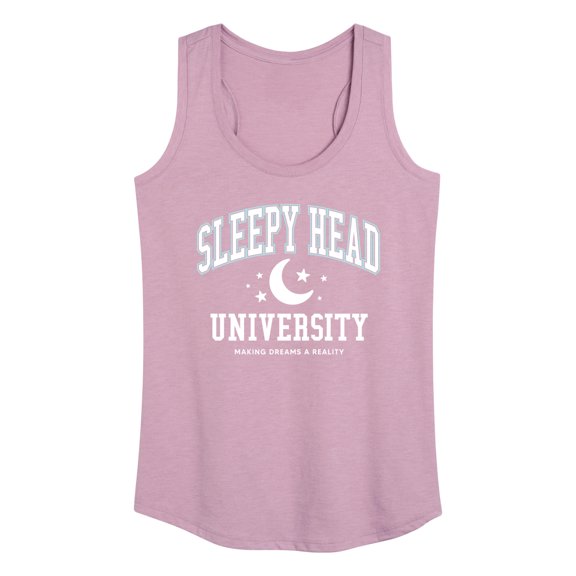 Instant Message - Sleepy Head University - Women's Racerback Tank Top