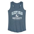 thumbnail image 1 of Instant Message - Sleepy Head University - Women's Racerback Tank Top, 1 of 6