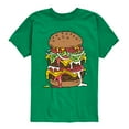thumbnail image 1 of Instant Message - Sloppy Burger Lover - Toddler & Youth Short Sleeve Graphic T-Shirt, 1 of 6
