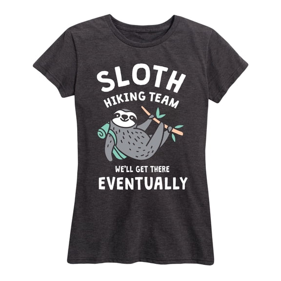Instant Message - Sloth Hiking Short Sleeve Graphic T-Shirt