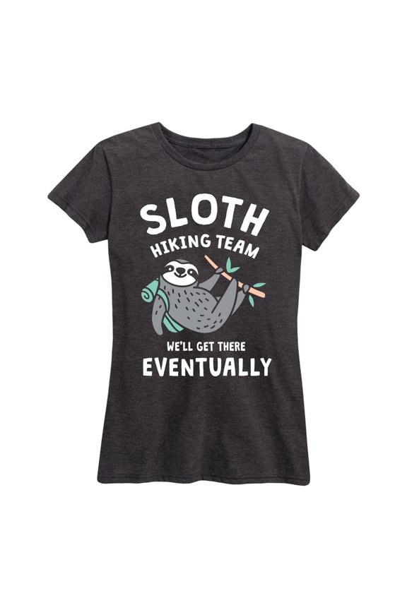 - Sloth Hiking - Women's Short Sleeve Graphic T-shirt