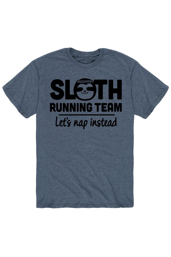 - Sloth Running Team - Men's Short Sleeve Graphic T-Shirt
