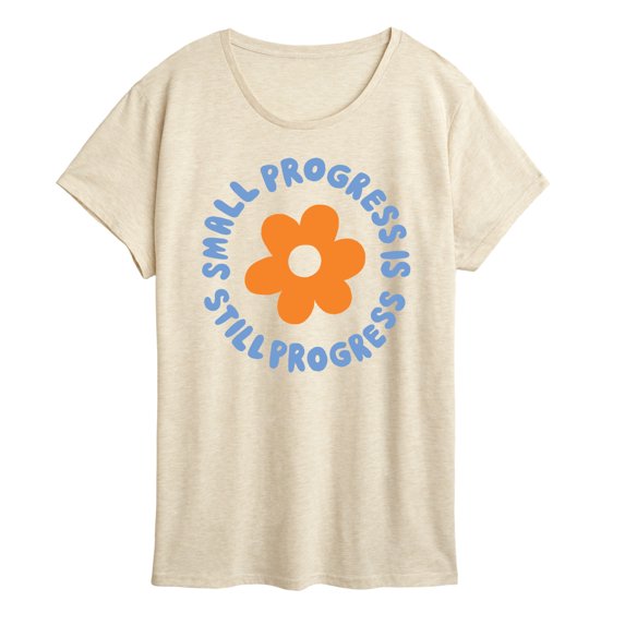Instant Message - Small Progress Is Still Progress Short Sleeve Graphic T-Shirt