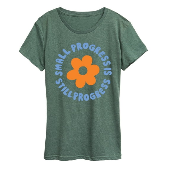 Instant Message - Small Progress Is Still Progress Short Sleeve Graphic T-Shirt
