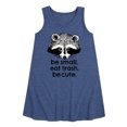 thumbnail image 1 of Instant Message - Small Trash Cute Raccoon - Toddler and Youth Girls A-line Dress, 1 of 6