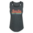 thumbnail image 1 of Instant Message - Smile Rainbow - Women's Racerback Tank, 1 of 5