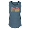 thumbnail image 1 of Instant Message - Smile Rainbow - Women's Racerback Tank, 1 of 5