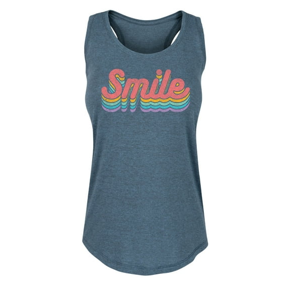 Instant Message - Smile Rainbow - Women's Racerback Tank