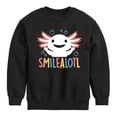 thumbnail image 1 of Instant Message - Smilealotl - Toddler & Youth Crewneck Fleece Sweatshirt, 1 of 6