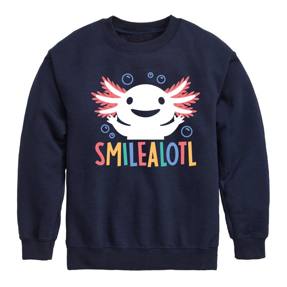 Instant Message - Smilealotl - Toddler & Youth Crewneck Fleece Sweatshirt