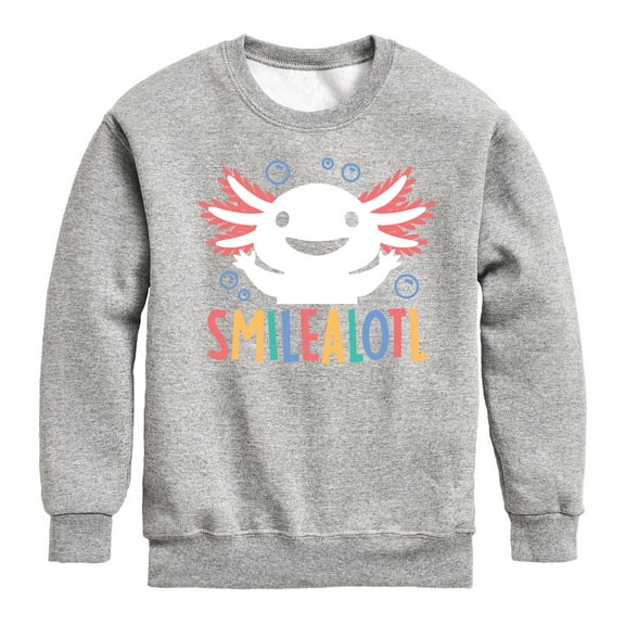 Instant Message - Smilealotl - Toddler & Youth Crewneck Fleece Sweatshirt