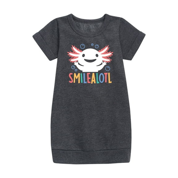 Instant Message - Smilealotl - Toddler & Youth Girls Fleece Dress