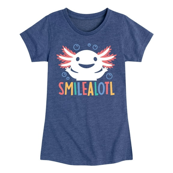 Instant Message - Smilealotl - Toddler & Youth Girls Short Sleeve Graphic T-Shirt