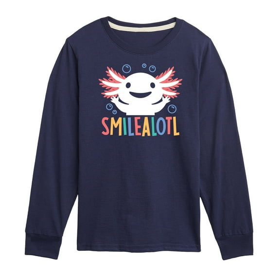 Instant Message - Smilealotl - Toddler & Youth Long Sleeve Graphic T-Shirt