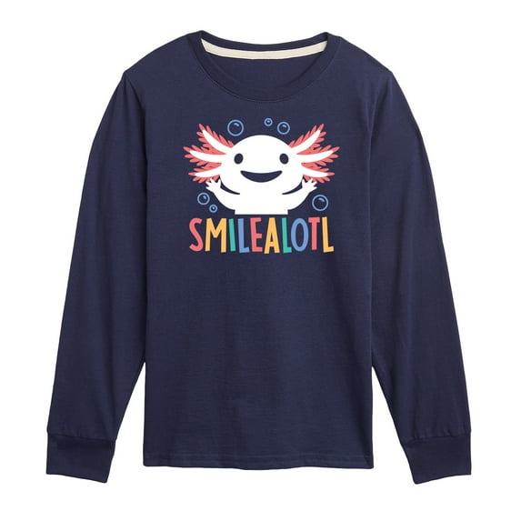 Instant Message - Smilealotl - Toddler & Youth Long Sleeve Graphic T-Shirt