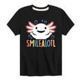 thumbnail image 1 of Instant Message - Smilealotl - Toddler & Youth Short Sleeve Graphic T-Shirt, 1 of 6
