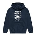 thumbnail image 1 of Instant Message - Smoke Meat Every Day - Men's Pullover Hooded Fleece Sweatshirt, 1 of 5