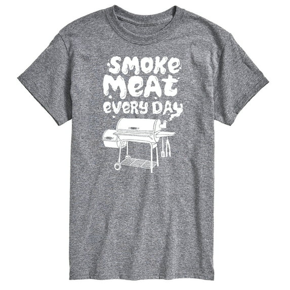 Instant Message - Smoke Meat Every Day - Men's Short Sleeve Graphic T-Shirt