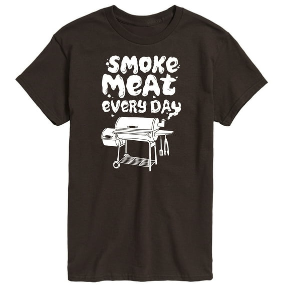 Instant Message - Smoke Meat Every Day - Men's Short Sleeve Graphic T-Shirt