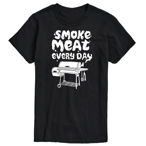 Instant Message - Smoke Meat Every Day - Men's Short Sleeve Graphic T-Shirt