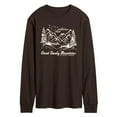 thumbnail image 1 of Instant Message - Smoky Mountains TN - Men's Long Sleeve Graphic T-Shirt, 1 of 4