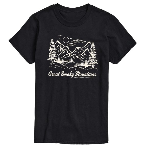 Instant Message - Smoky Mountains TN - Men's Short Sleeve Graphic T-Shirt