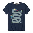 thumbnail image 1 of Instant Message - Snake Skate Rd. - Toddler & Youth Short Sleeve T-Shirt, 1 of 6