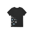 thumbnail image 1 of Instant Message - Snowflake Side Hit  - Toddler Short Sleeve Tee, 1 of 5