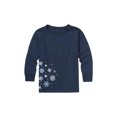 thumbnail image 1 of Instant Message - Snowflake Side Hit Long Sleeve Graphic T-Shirt, 1 of 5