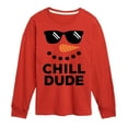 thumbnail image 1 of Instant Message -  Snowman - Kids Long Sleeve Graphic T -Shirt, 1 of 5