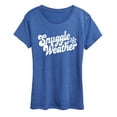 thumbnail image 1 of Instant Message - Snuggle Weather - Women's Short Sleeve Graphic T-Shirt, 1 of 5