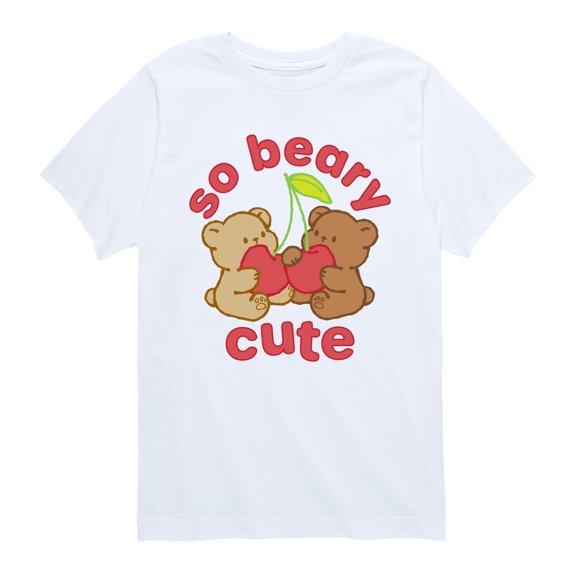 Instant Message - So Beary Cute -Youth Short Sleeve Graphic T-Shirt