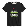 thumbnail image 1 of Instant Message - So Many Greens So Little Time - Youth Short Sleeve Tee, 1 of 5