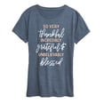 thumbnail image 1 of Instant Message - So Very Thankful - Women's Short Sleeve Graphic T-shirt, 1 of 5