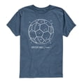thumbnail image 1 of Instant Message - Soccer Ball Rendering - Toddler Boys Short Sleeve Graphic T-Shirt, 1 of 5