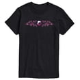 thumbnail image 1 of Instant Message - Soccer Flames Pink Short Sleeve Graphic T-Shirt, 1 of 5