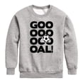 thumbnail image 1 of Instant Message - Soccer Goal! Graphic Long Sleeve Fleece Sweatshirt, 1 of 5