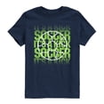 thumbnail image 1 of Instant Message - Soccer it's a Kick - Youth Boys Short Sleeve Graphic T-Shirt, 1 of 5