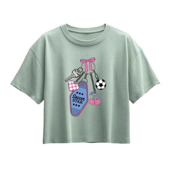 Immediate Message Instant Message - Summer Resort Keychain Women's Short Sleeve Graphic T ...