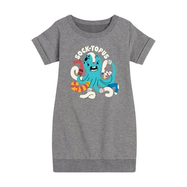 Instant Message - Socktopus - Toddler & Youth Girls Fleece Dress