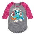 thumbnail image 1 of Instant Message - Socktopus - Toddler & Youth Girls Raglan Graphic T-Shirt, 1 of 5