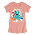 thumbnail image 1 of Instant Message - Socktopus - Toddler & Youth Girls Short Sleeve Graphic T-Shirt, 1 of 6
