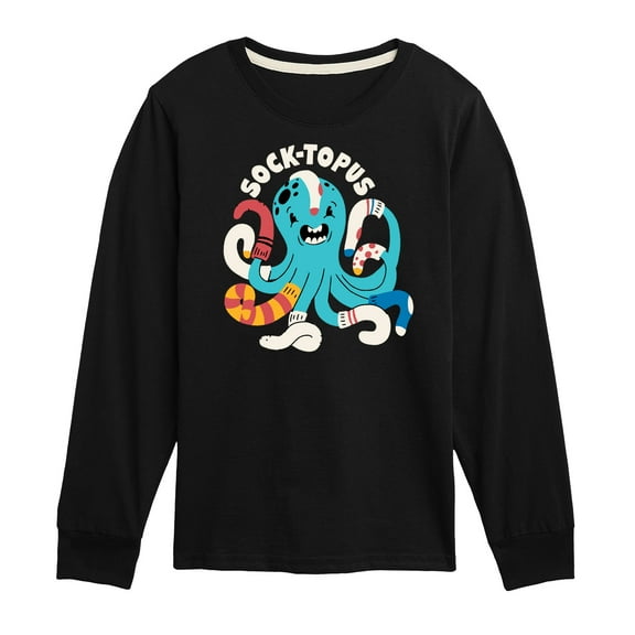 Instant Message - Socktopus - Toddler & Youth Long Sleeve Graphic T-Shirt