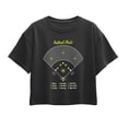 thumbnail image 1 of Instant Message - Softball Field Diagram Short Sleeve Boxy Graphic T-Shirt, 1 of 5