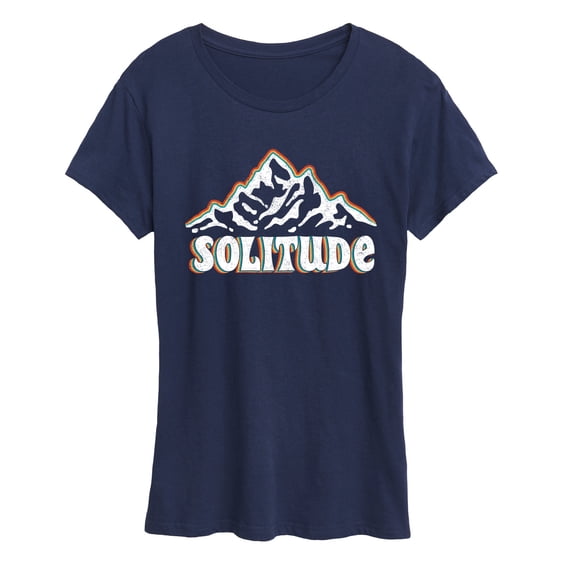 Instant Message - Solitude Mountains - Women's Short Sleeve Graphic T-Shirt