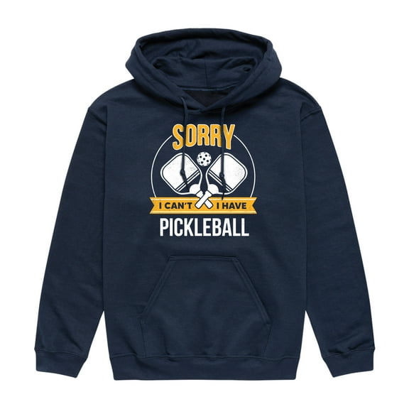 Instant Message - Sorry Can't Pickleball - Men's Pullover Hooded Fleece Sweatshirt