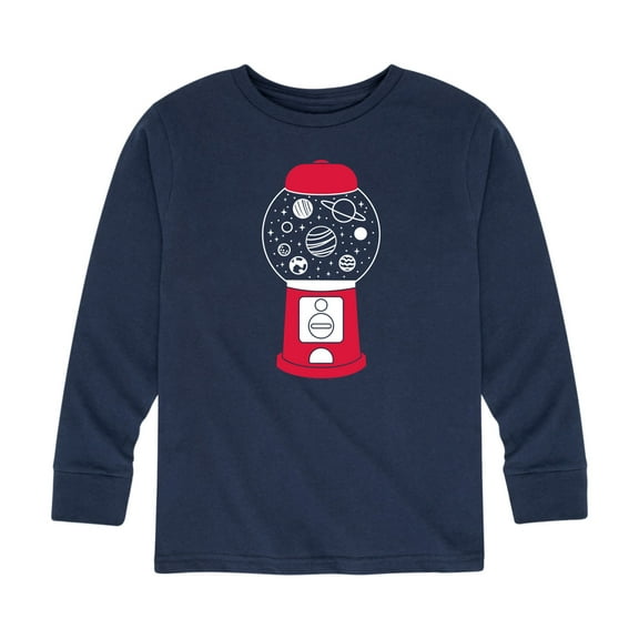 Instant Message - Space Gumball Machine - Toddler And Youth Long Sleeve Graphic T-Shirt
